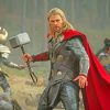 Chris Hemsworth Thor Scene Paint By Numbers