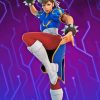 Chun Li Video Game Paint By Numbers