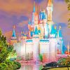 Cinderella Disney Castle Paint By Numbers