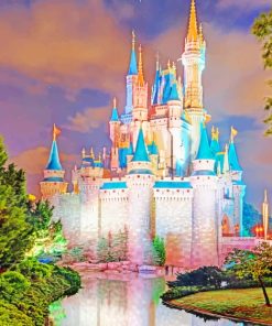 Cinderella Disney Castle Paint By Numbers