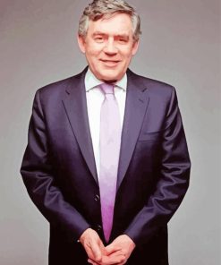 Prime Minister Gordon Brown Paint By Numbers