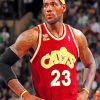 Lebron James Basketball Paint By Numbers