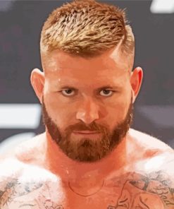 Gordon Ryan Brazilian Jiu Jitsu Paint By Numbers