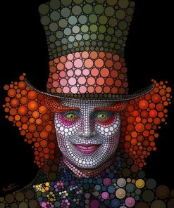 Circle Clown Art Paint By Numbers