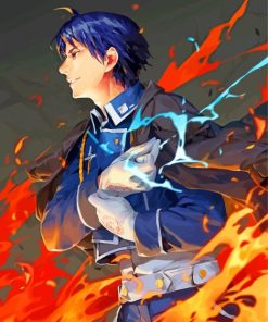 Fullmetal Alchemist Roy Mustang Paint By Numbers