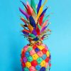 Colorful Pineapples Fruit Paint By Numbers
