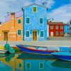 Colorful Venice Town Paint By Numbers