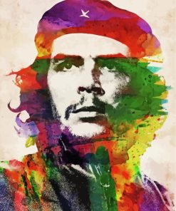 Colorful Che Guevara Tribute Paint By Numbers