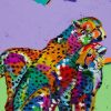 Colorful Cheetah Wildlife Paint By Numbers