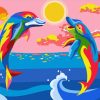 Colorful Dolphin Fun Paint By Numbers
