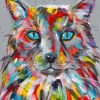 Colorful Cat Art Paint By Numbers