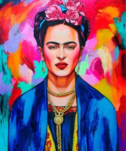 Colorful Frida Kahlo Masterpiece Paint By Numbers