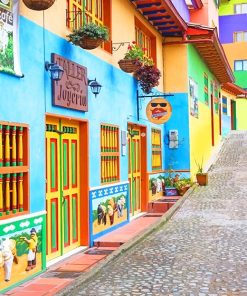 Guatape Scenic Colors Paint By Numbers