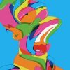 Colorful Homer Simpson Animation Paint By Numbers