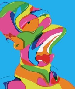 Colorful Homer Simpson Animation Paint By Numbers