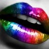 Colorful Lip Art Paint By Numbers