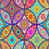 Colorful Mandala Patterns Paint By Numbers