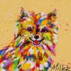 Colorful Pomeranian Dog Paint By Numbers