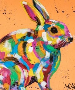 Colorful Rabbit Animals Paint By Numbers
