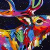 Colorful Deer Paint By Numbers