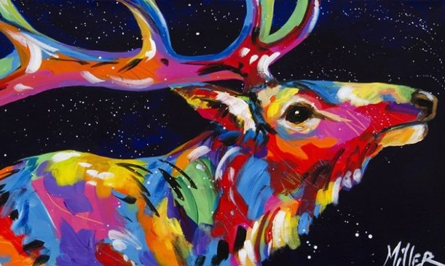 Colorful Deer Paint By Numbers