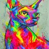 Colorful Sphinx Cat Paint By Numbers