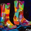 Colorful Boots Picture Paint By Numbers