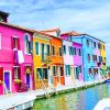 Colorful Building Landscape Paint By Numbers