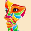 Colorful Face Craft Paint By Numbers