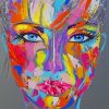Colorful Faces Paint By Numbers