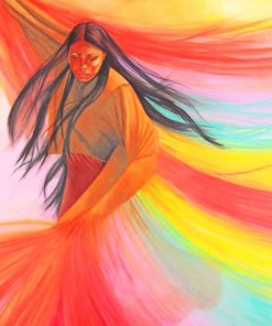 Native Woman Paint By Numbers
