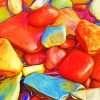 Colorful Stones Paint By Numbers Painting