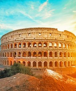 Colosseum Rome Monument Paint By Numbers