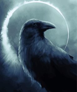 Common Raven Bird Paint By Numbers