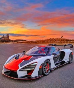 Sunset Nissan GTR Paint By Numbers