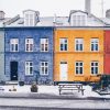Copenhagen Winter Streets Paint By Numbers