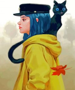 Coraline Black Cat Adventure Paint By Numbers