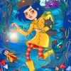 Coraline and Cat Animation Paint By Numbers