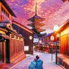 Romantic Couple in Yasaka Paint By Numbers