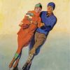 Couples Ice Skating Paint By Numbers