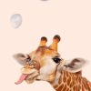 Crazy Colorful Giraffe Paint By Numbers