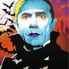 Creepy Dracula Halloween Paint By Numbers