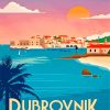 Dubrovnik Cityscape Paint By Numbers