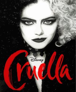 Disney Cruella Movie Paint By Numbers