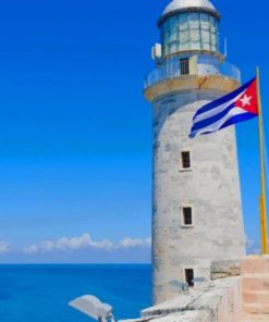Cuba Havana Lighthouse Paint By Numbers
