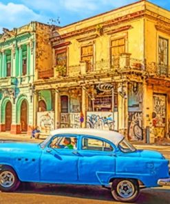 Cuba Classic Blue Car Paint By Numbers
