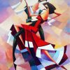 Abstract Flamenco Dancers Paint By Numbers