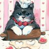Cute Chef Cat Paint By Numbers
