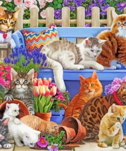 Cute Kitten Animal Paint By Numbers