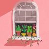 Cute Window Plants Paint By Numbers
